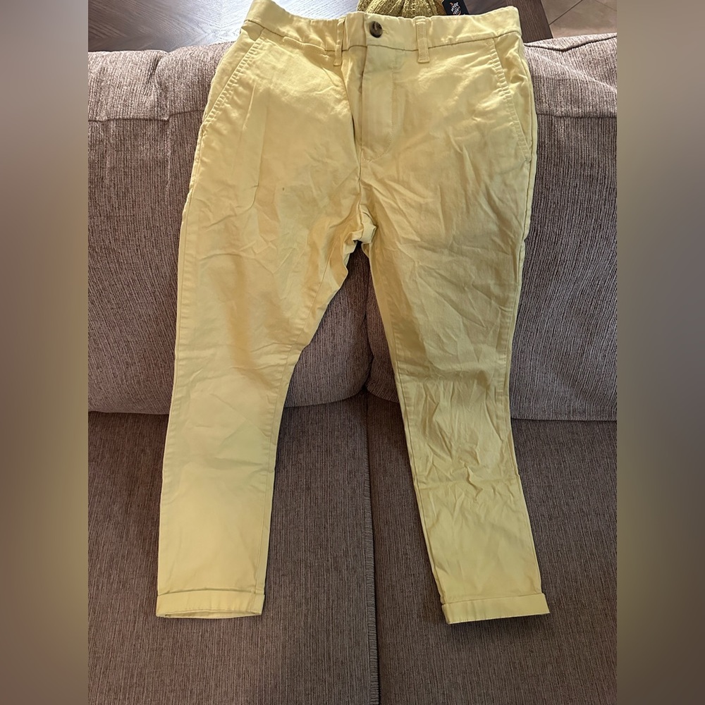 Yellow Tommy Hilfiger pants